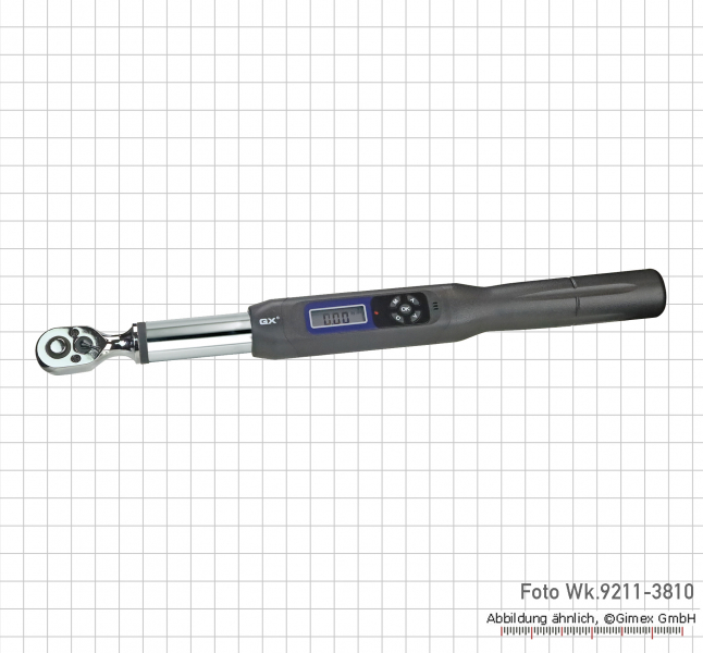 Digital torque wrench 1/2", 17 - 340 Nm