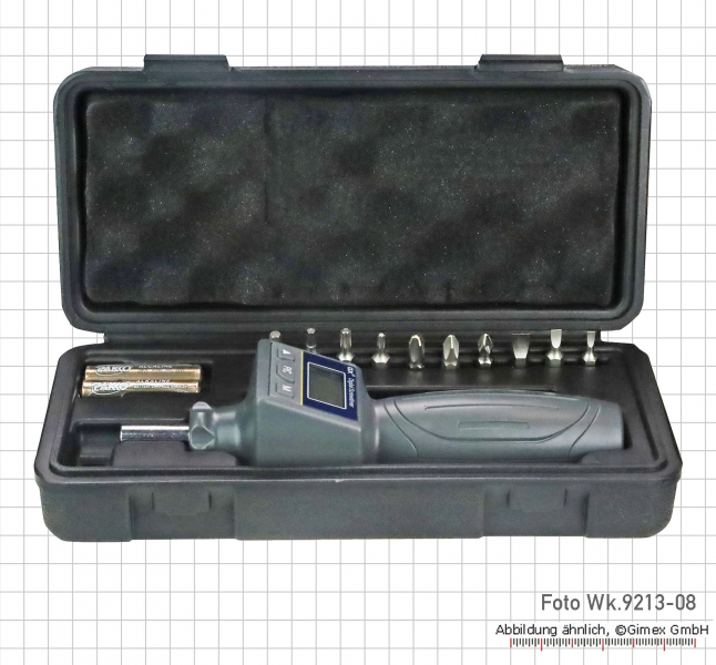 Digital-Drehmoment-Schraubendreher, 1/4", 0,2 - 2 Nm