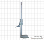 Height and marking gauge with magnifier, 1000 mm