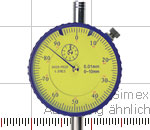 Dial indicator, 10 x 0.01 mm, shock proof, DIN 878