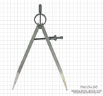 Spring dividers,  150 mm