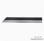 Haarlineal, INOX,  75 mm