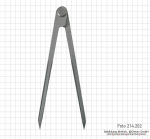 Divider with rivet joint, 600 mm