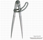 Wing divider, with rivet joint,  150 mm