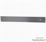 Steel rules, without bevelled edge,  600 x 40 x 5 mm