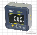 Digital level, 4 x 90°, with laser marking line