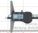 Digital depth caliper, with point ø 1.5 x 6 mm, 300x 100 mm