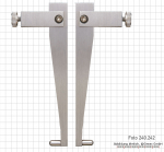 Meas. tips for dig. uni. caliper, with spherical meas. faces, Typ 4-1