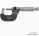 Prec. outside micrometers, with counter, 0 - 25 mm