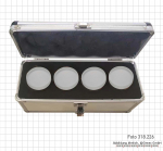Plane face glass set for inspection of micrometer 25 - 50 mm