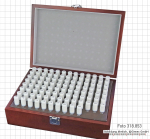 Messstift-Satz 101-tlg., ± 0,002 mm,  6,0 - 7,0 mm