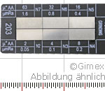 Oberflächen-Vergleichsplatten, 6 teilig, "Schleifen"