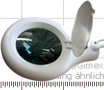 Arbeitslupe mit LED-Beleuchtung, 127 mm, Standfuß