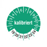 Kalibrierung Kontrolldorne, alle Sorte